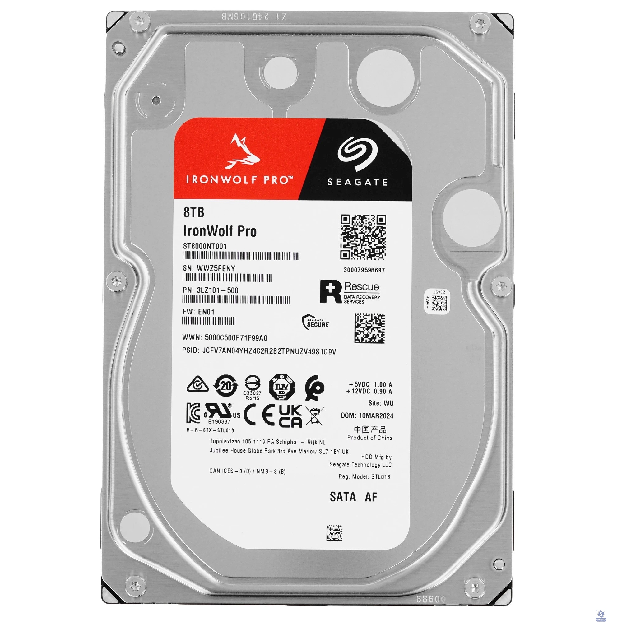 8TB Seagate Ironwolf Pro (ST8000NT001) 