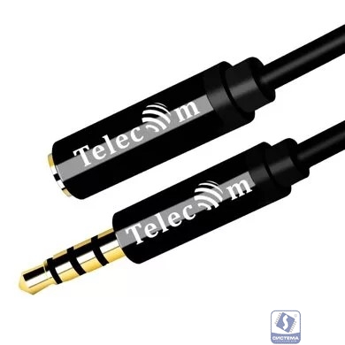 Telecom TAV7179M-0.5M Кабель удлинит 3.5 Jack (M) - 3.5 Jack (F), 0.5м PRO