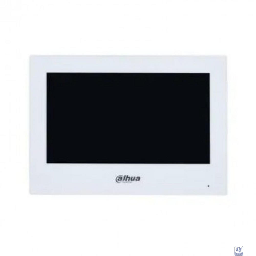 DAHUA DHI-VTH2621GW-P Видеодомофон IP 7 дюймовый, белый, ёмкостной сенсорный экран, питание DC 12В/PoE