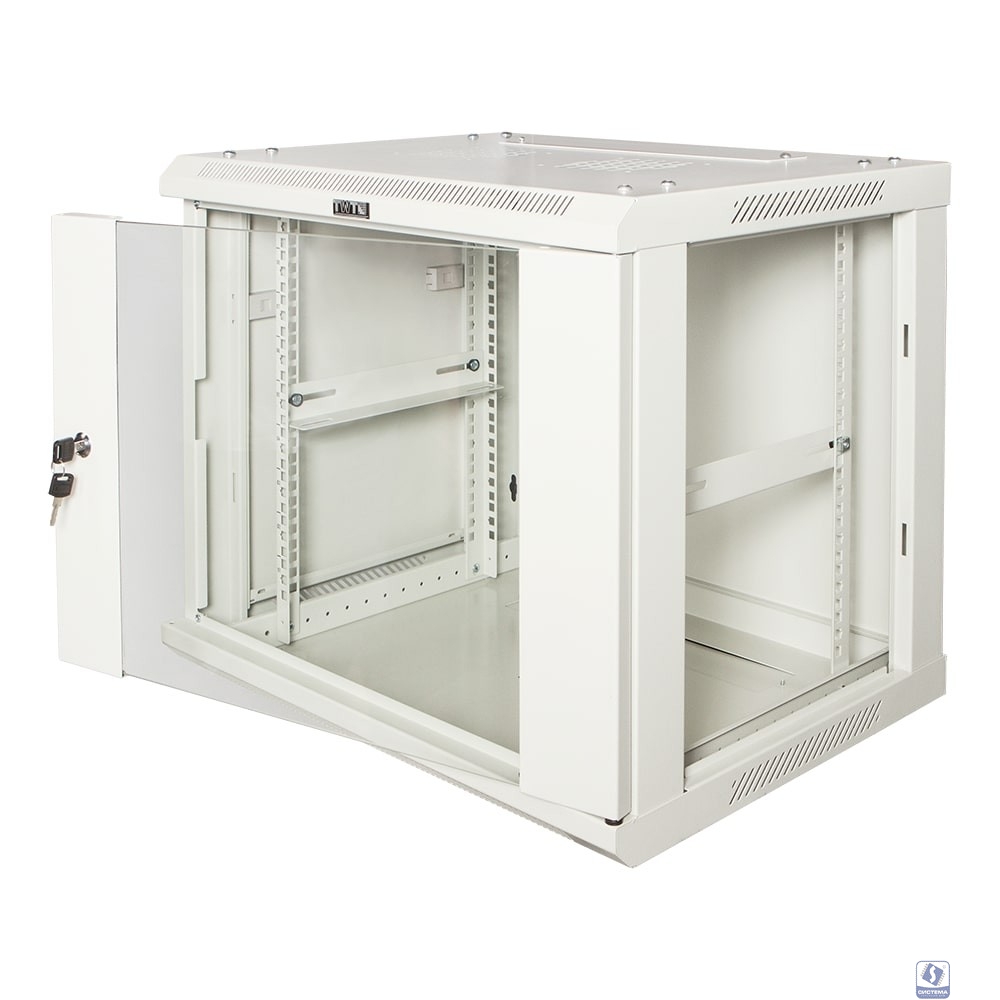 Шкаф коммутационный Lanmaster (TWT-CBWPG-6U-6X4-GY) 6U 600x400мм пер.дв.стекл 60кг серый