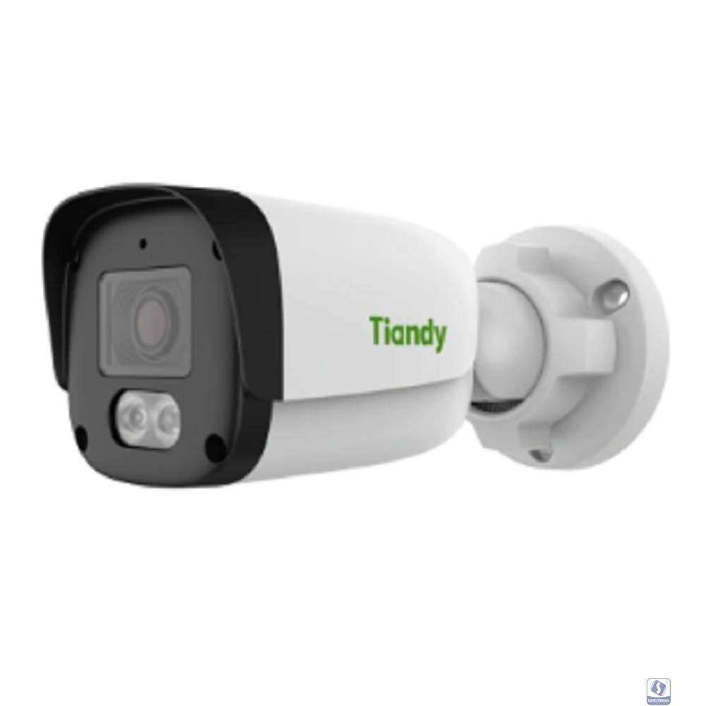 Tiandy TC-C34QN 2ENA-28 цилиндрическая, 4Мп, 2560x1440@30, DWDR, цвет: 0.001лк, S+265, H.265(HP), S+264, H.264(HP, MP, BP), объектив 2.8мм, встроенный микрофон, G.711A, G.711U 8кГц , кабель, 1xRJ-4