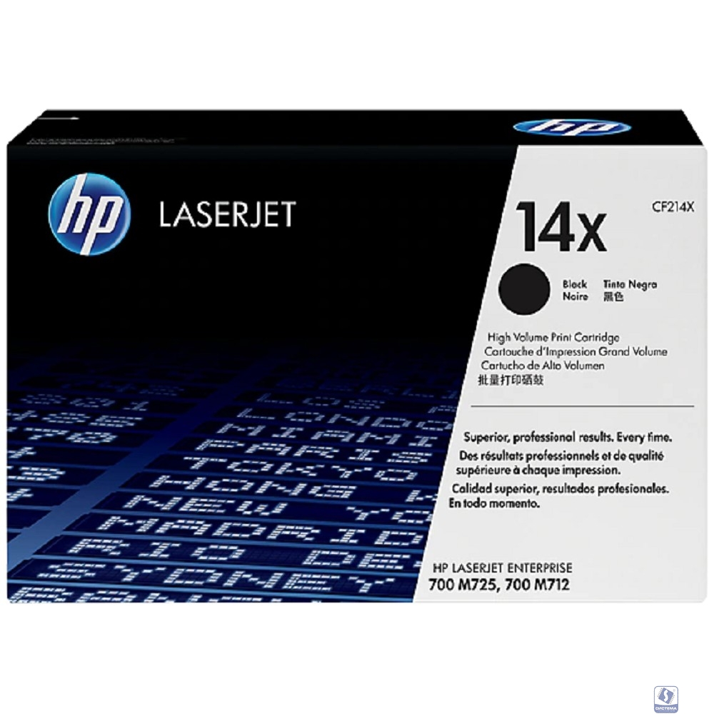 HP CF214X Картридж, Black