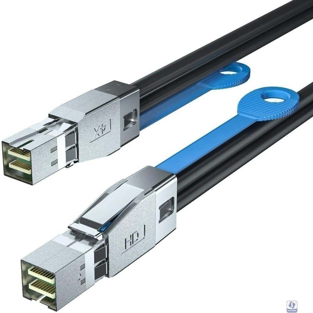 SAS-2M-SFF8644-SFF8644 Кабель SAS внешний, 2м., разъемы SFF8644 - SFF8644