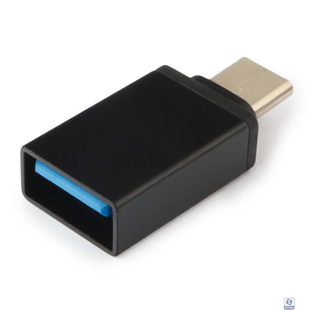 Гарнизон  Переходник USB3.0 Type-C(M)/AF, с поддержкой OTG, черный, пакет (GCC-A-USB3-CMAF)