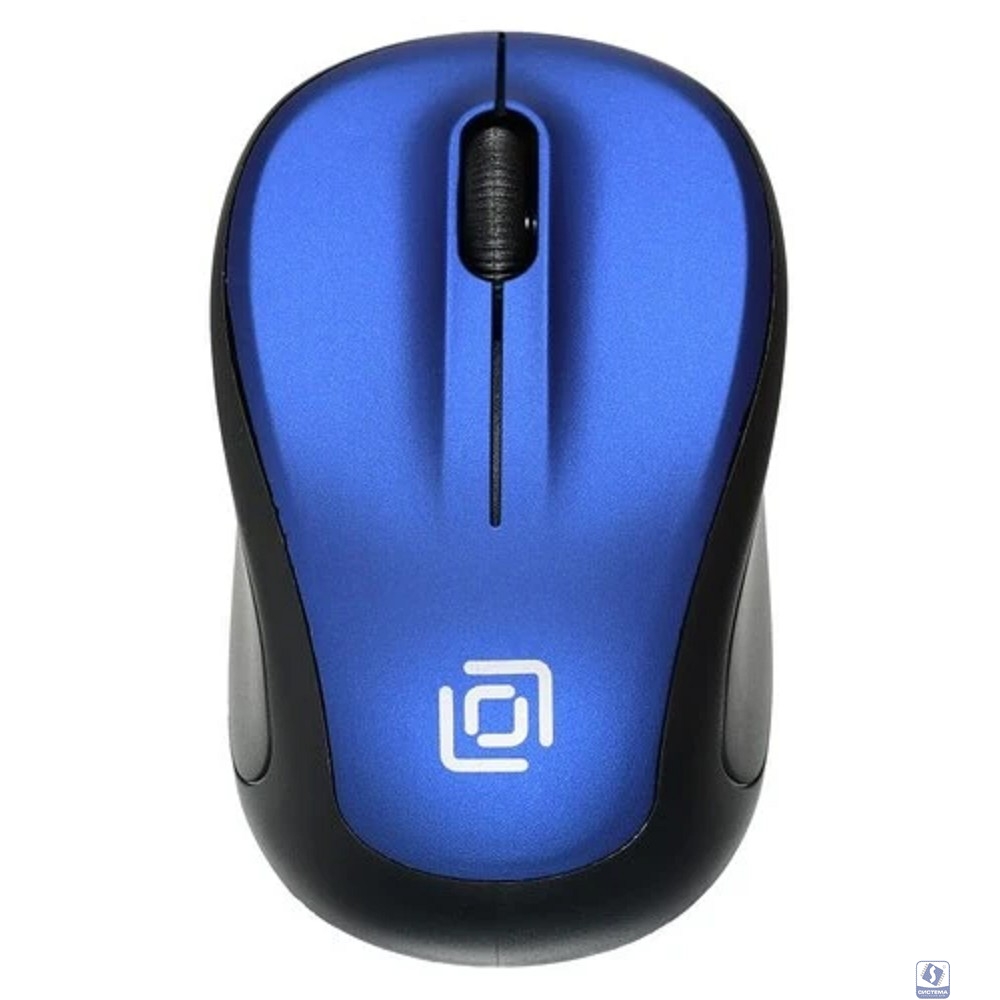 Oklick 665MW черный/синий оптическая (1000dpi) беспроводная USB (3but) [1025132]