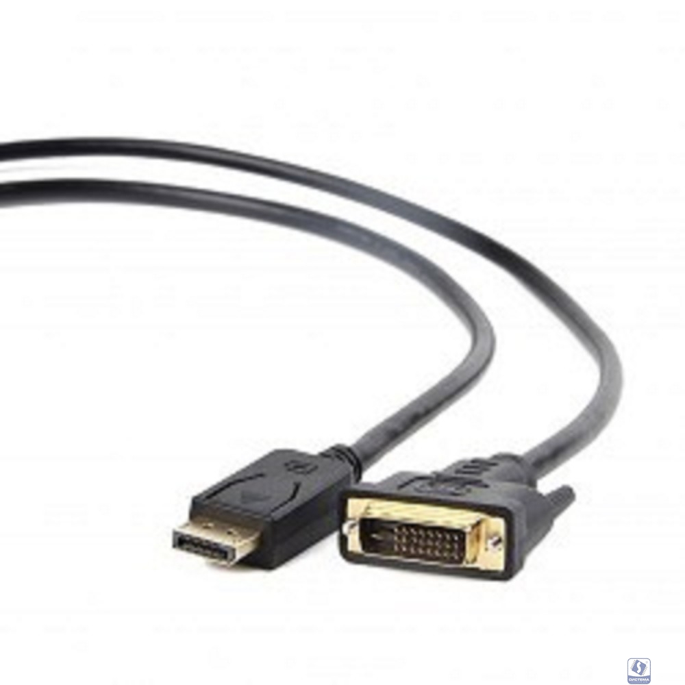 Кабель DisplayPort-DVI Gembird/Cablexpert  1м, 20M/19M, черный, экран, пакет(CC-DPM-DVIM-1M)
