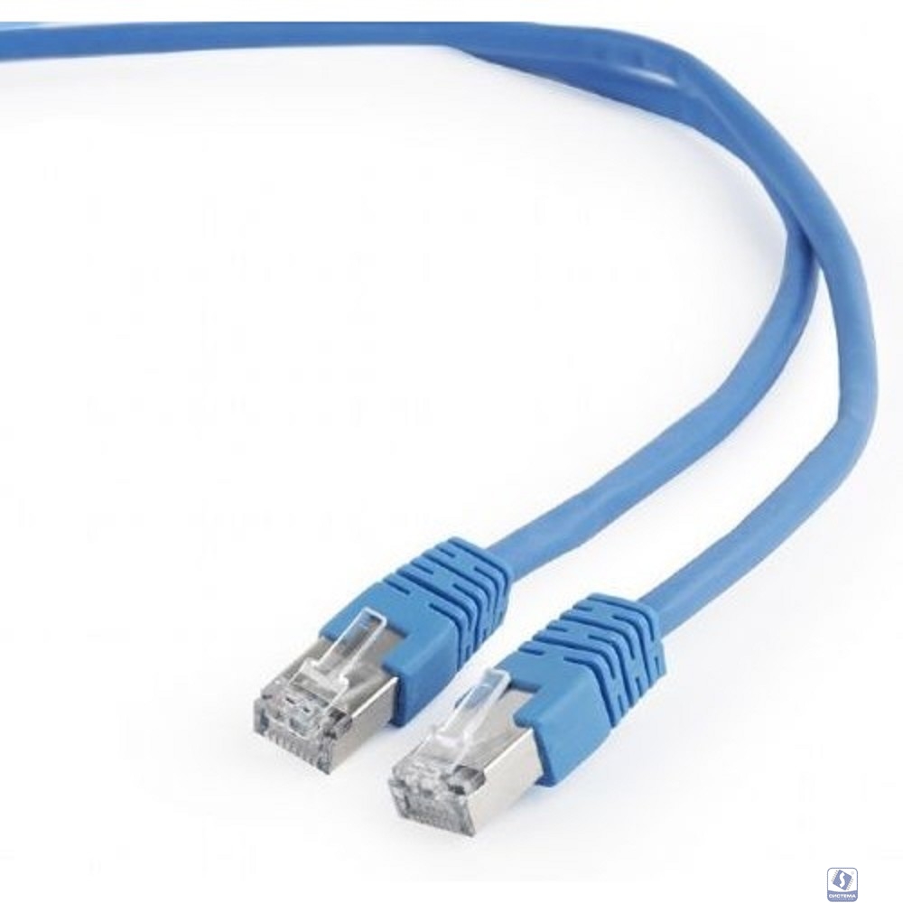 Cablexpert Патч-корд FTP кат.6, 1м, литой, многожильный (синий)