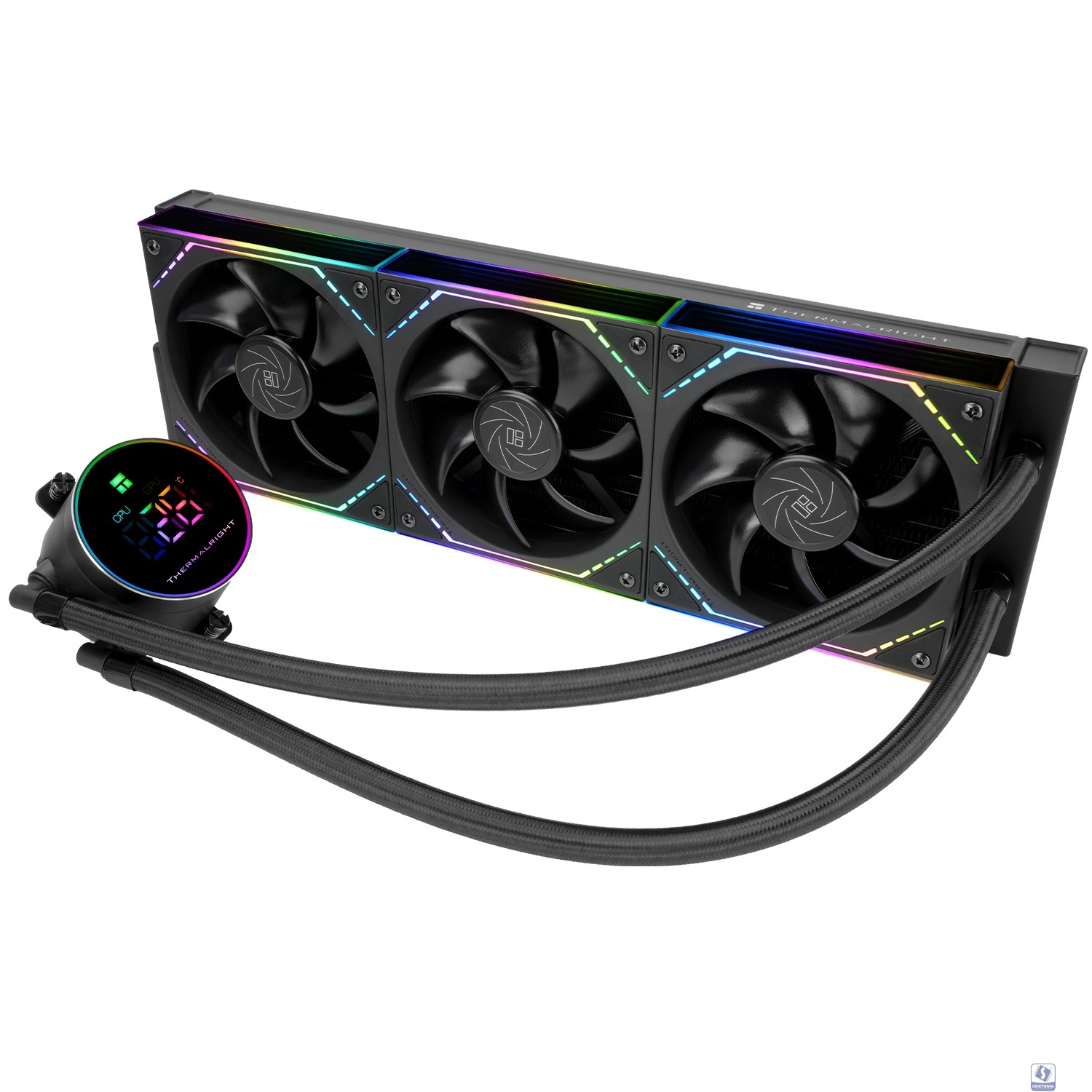 Thermalright Система водяного охлаждения Frozen Magic 360 Digital ARGB Black V2 / 3x120mm ARGB PWM Fans / TRFM360DABV2
