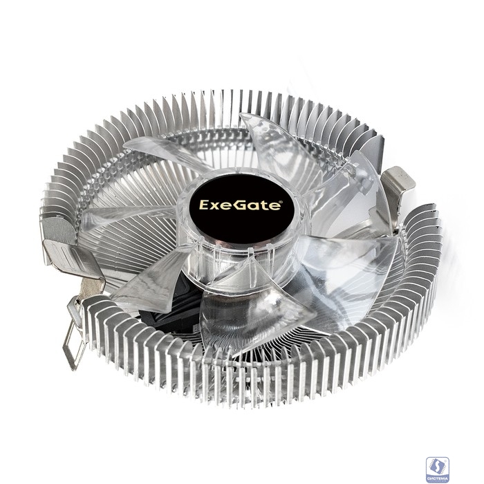 Exegate EX286147RUS Кулер ExeGate Wizard EE91-RED (Al, LGA775/1150/1151/1155/1156/1200/1700/AM2/AM2+/AM3/AM3+/AM4/FM1/FM2/754/939/940, TDP 75W, Fan 90mm, 2200RPM, Hydro bearing, 3pin, 22db, 215г, 