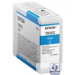 EPSON C13T850200 Картридж Epson T8502 для SC-P800 голубой, 80 мл. (cons ink)