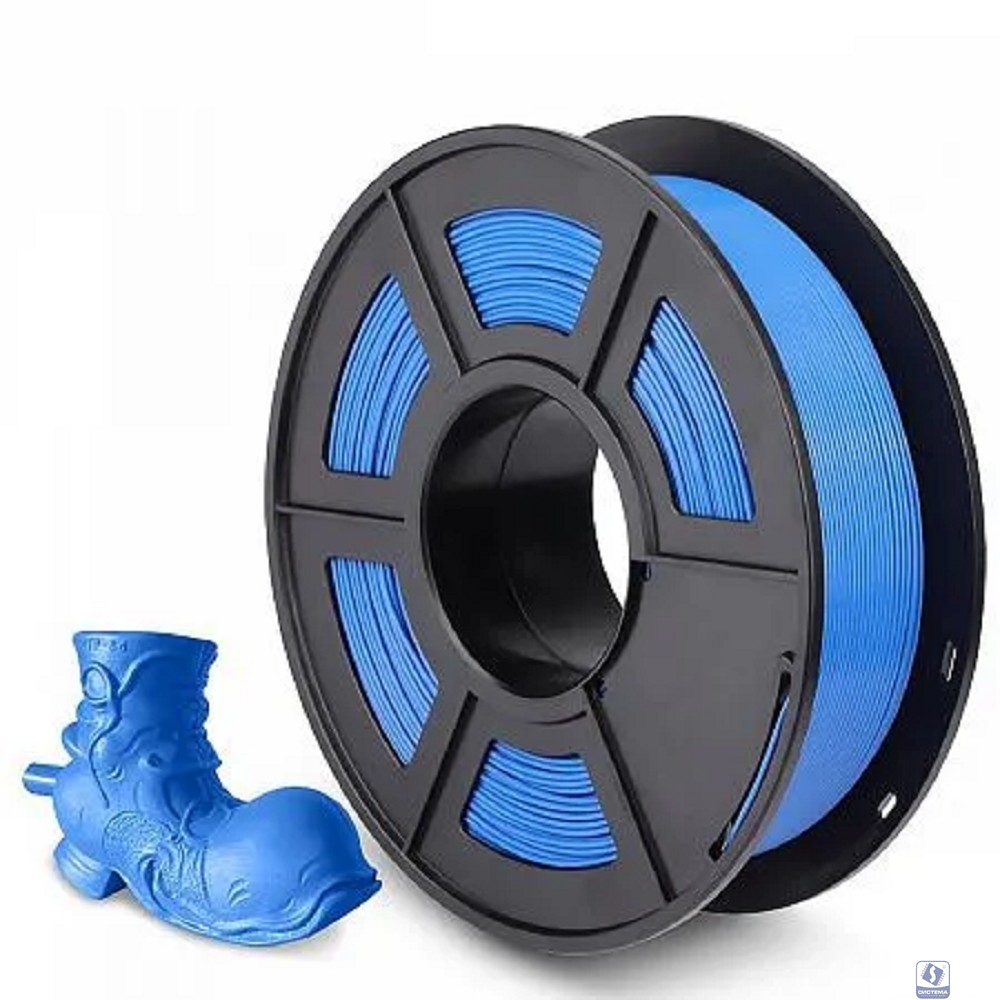 Филамент NVPRINT PLA+ Blue Grey для 3D печати диаметр 1.75мм  длина 330 метров  масса 1 кг