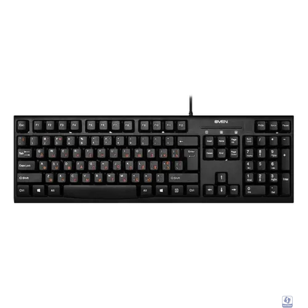 Клавиатура SVEN KB-S300 чёрная (104кл.)