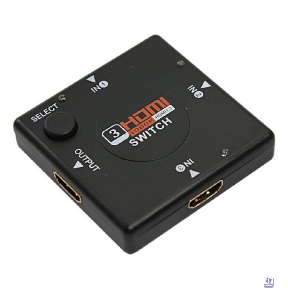 Rexant (17-6912) Переключатель гнездо HDMI на 3 гнезда HDMI, без питания, пластик