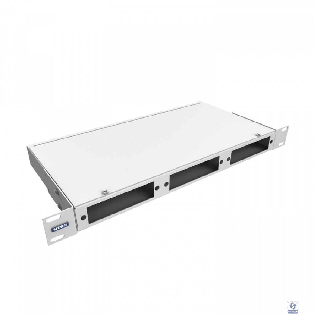 NTSS Кросс NTSS оптический 19'' укомплектованный 1U, 24 порта SC/APC, 9/125 мкм (планки, сплайс-кассета, пигтейлы, КДЗС, адаптеры) серый RAL 7035 NTSS-RFOB-1U-24-SC/A-9-SP1.5G1AY