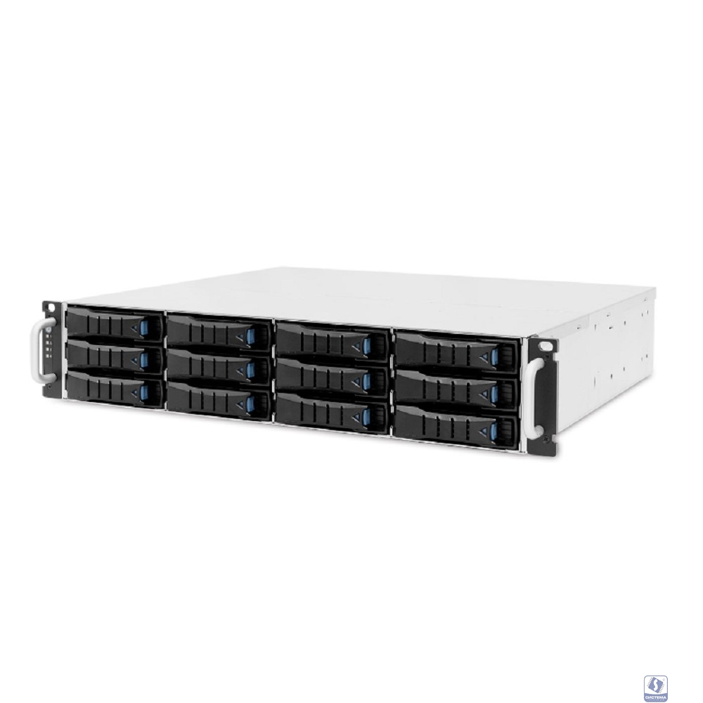 Дисковая полка JBOD Case AIC J2012-03-35X <XJ1-20123-02> Black 12xHotSwap SAS 550W HS 2U RM
