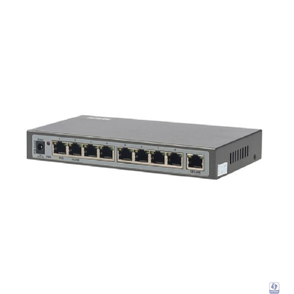 Falcon Eye FE-108E-POE Коммутатор 9 портов 10/100 Мбит/с (IEEE802.3u 100BaseTX) из них 8 c поддержкой PoE (IEEE802.3af) до 15,4Вт на порт (HI POE), Сумма