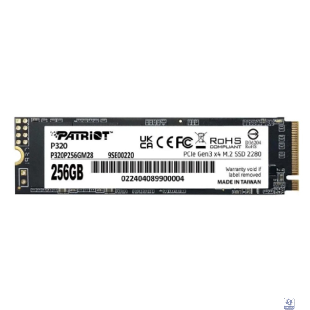 Patriot SSD PCIe 3.0 x4 256GB P320P256GM28 P320 M.2 2280