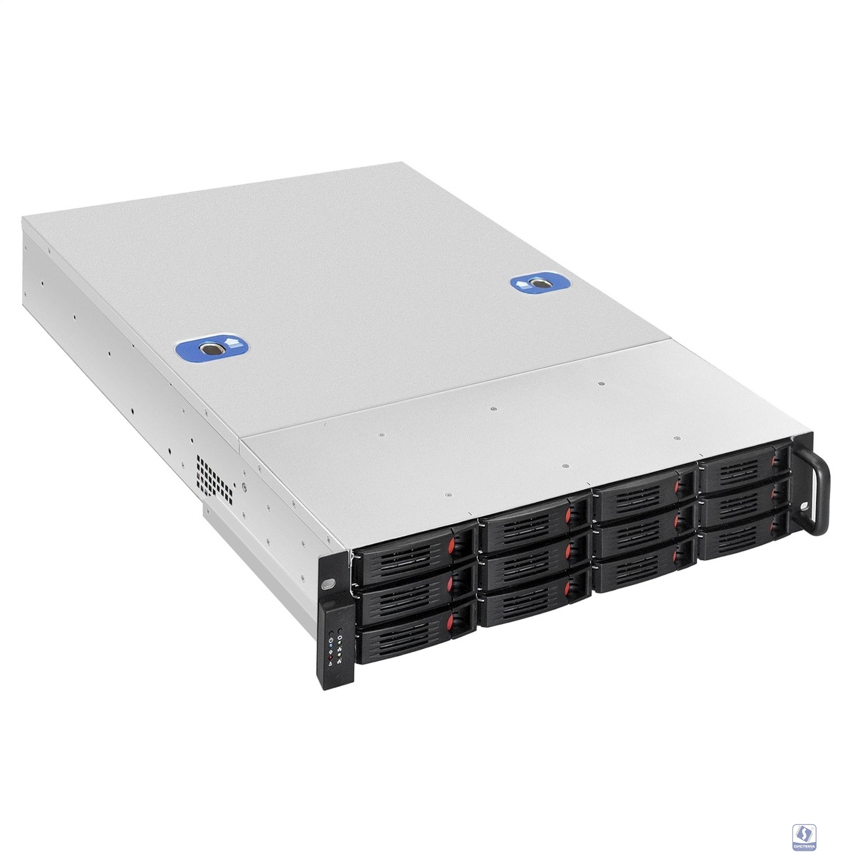 Exegate EX294276RUS Серверная платформа ExeGate Pro 2U660-HS12 <RM 19", высота 2U, глубина 660, Redundant БП 2x800W, 12xHotSwap>