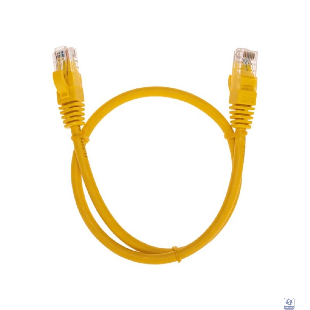 Rexant (02-0295-05) Патч-корд U/UTP, CAT 6, RJ45-RJ45, 26AWG, LSZH, желтый, 0,5м