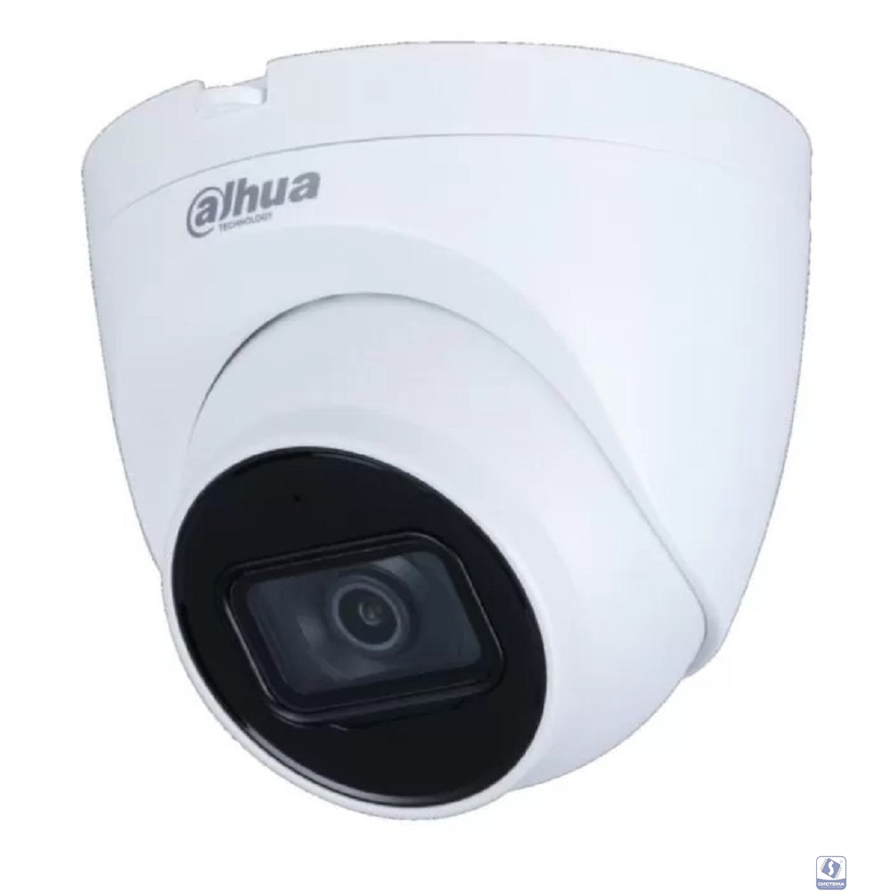 DAHUA DH-IPC-HDW2230TP-AS-0280B-S2 Уличная турельная IP-видеокамера 2Мп, 1/2.7” CMOS, объектив 2.8мм, видеоаналитика, микрофон, ИК 30м, IP67, металл/пластик
