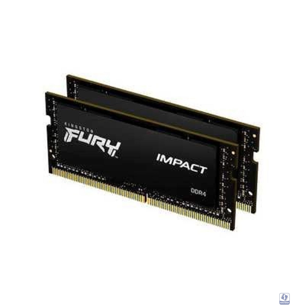 Kingston DDR4 SODIMM 16GB 3200MHz  CL20 (Kit 2x8Gb) FURY Impact KF432S20IBK2/16