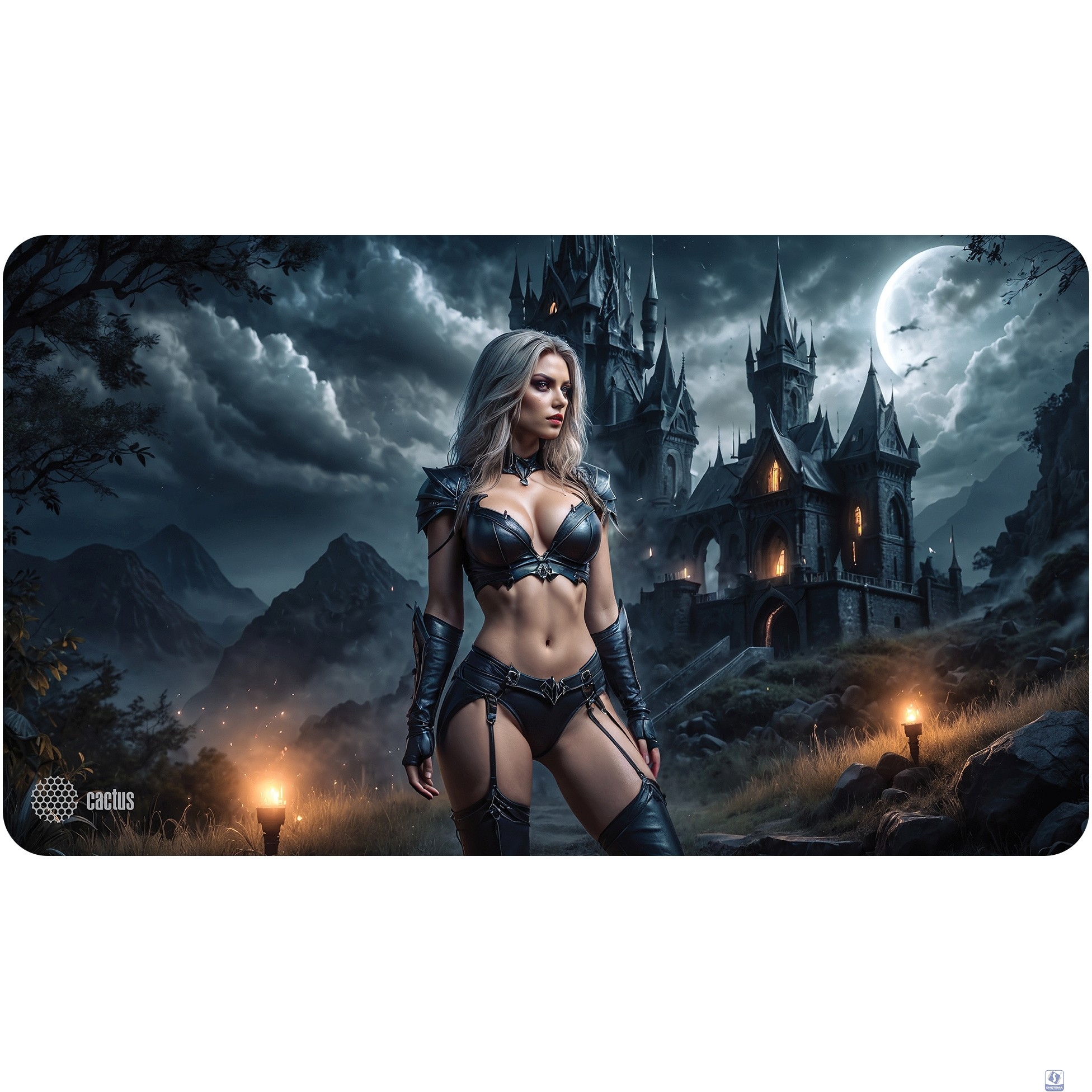 Коврик для мыши Cactus Erotic girl 700x400x3мм (CS-MP-PRO04XLL)