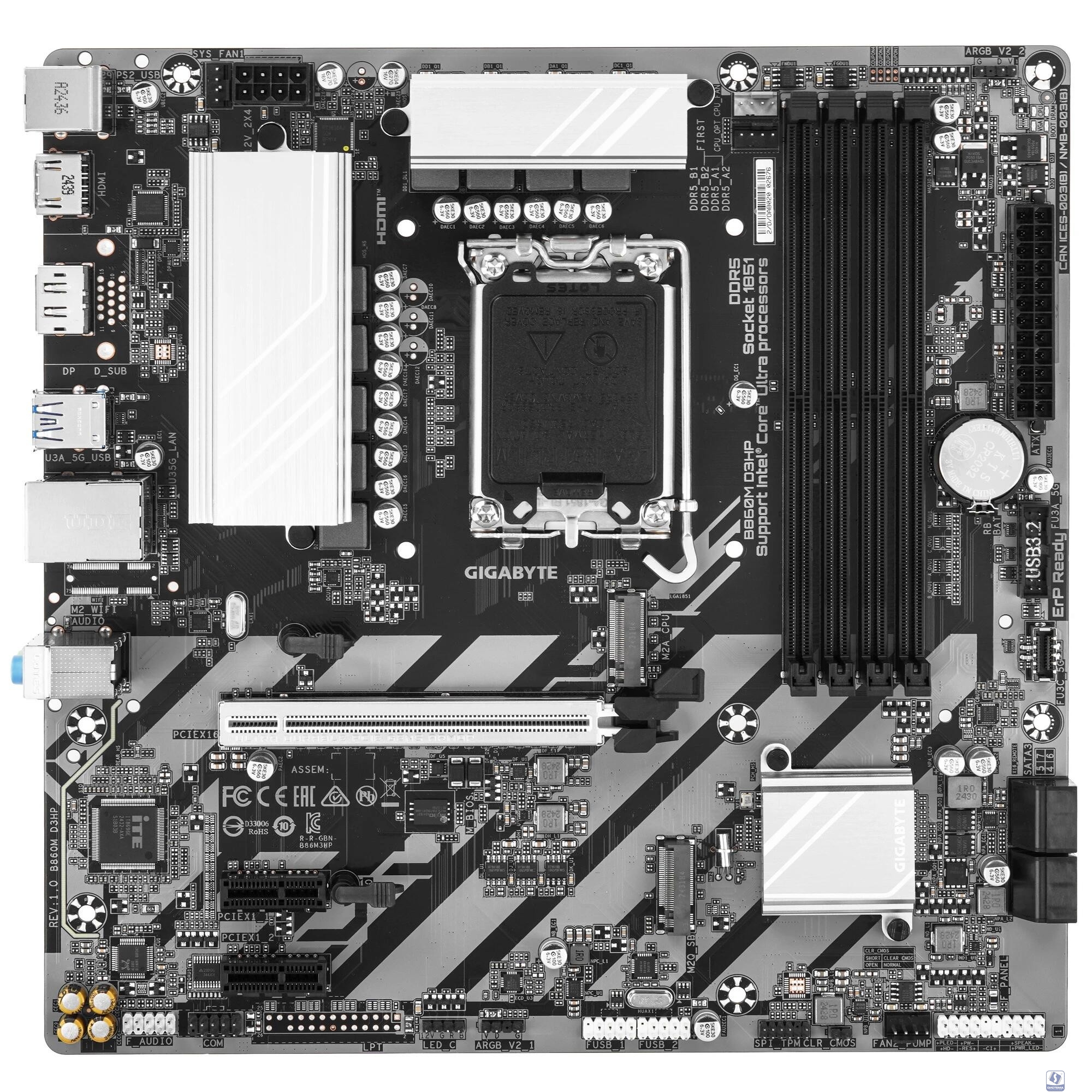 Gigabyte B860M D3HP