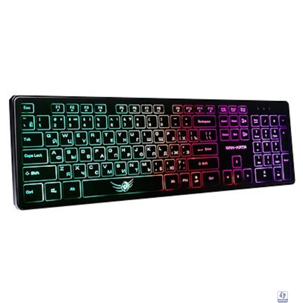 Dialog Gan-Kata Клавиатура KGK-17U BLACK - игровая с RGB-подсветкой, USB, черная  