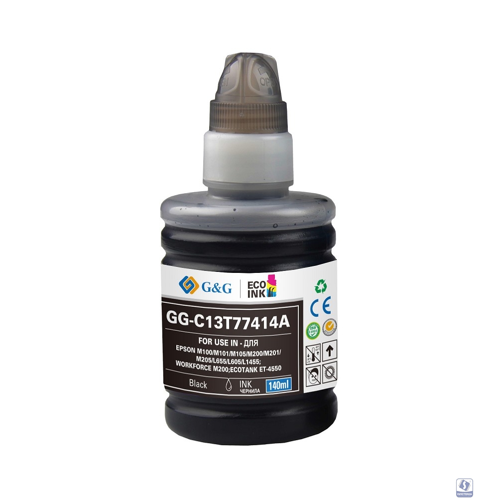 Картридж струйный G&G GG-C13T77414A черный (140мл) для Epson M100/105/200/205