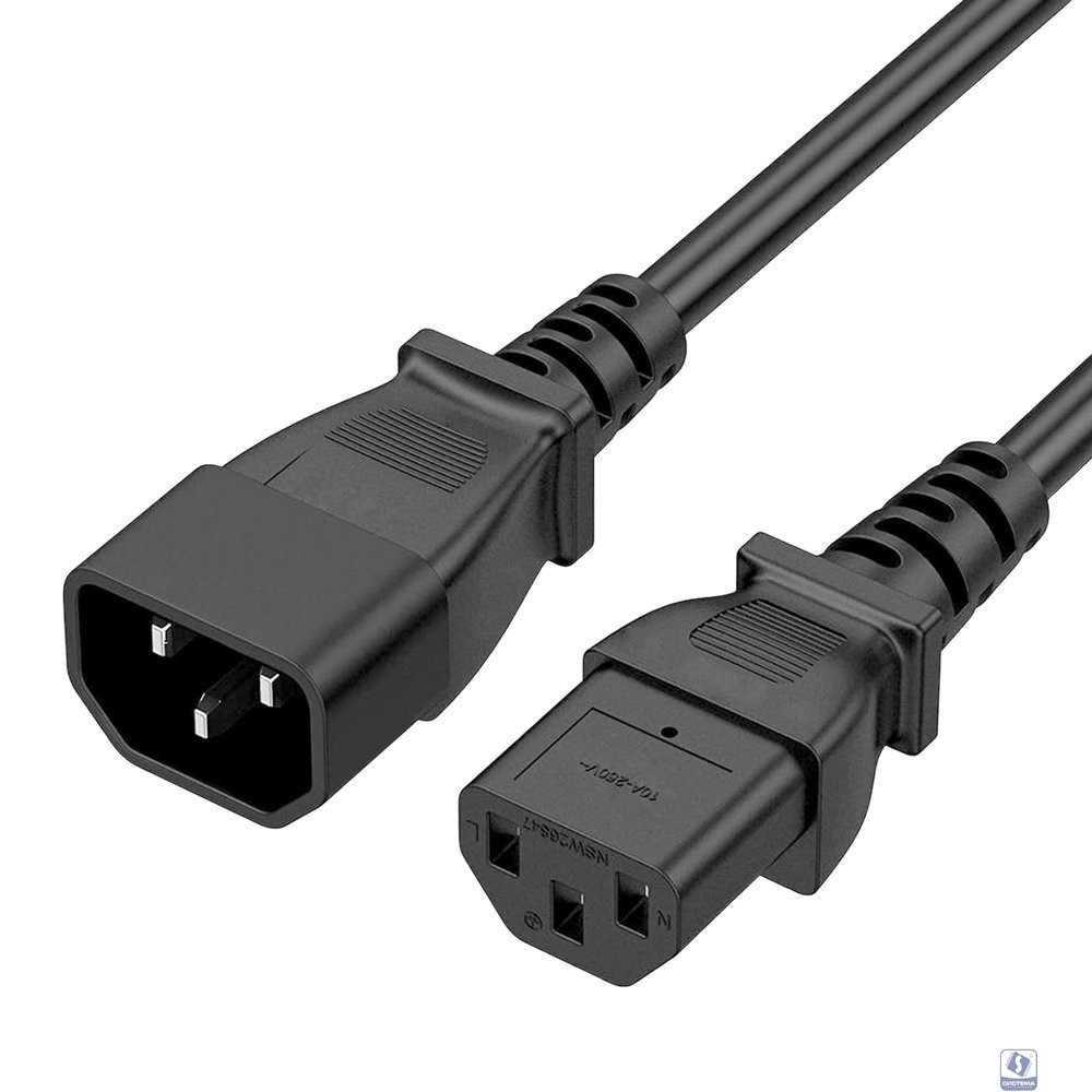 5bites Кабель питания PC107-50A IEC-320-C13 / IEC-320-C14 / 220V / 3G*0.75MM / 5M