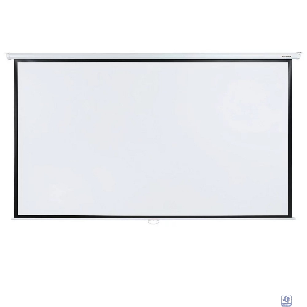 LUMIEN Eco Picture LEP-100128 182х271см (рабочая область 149х265 см) (120") Matte White верх.кайма 30 см, восьмигранный корпус, возможность потолочн./настенного крепления, 16:9