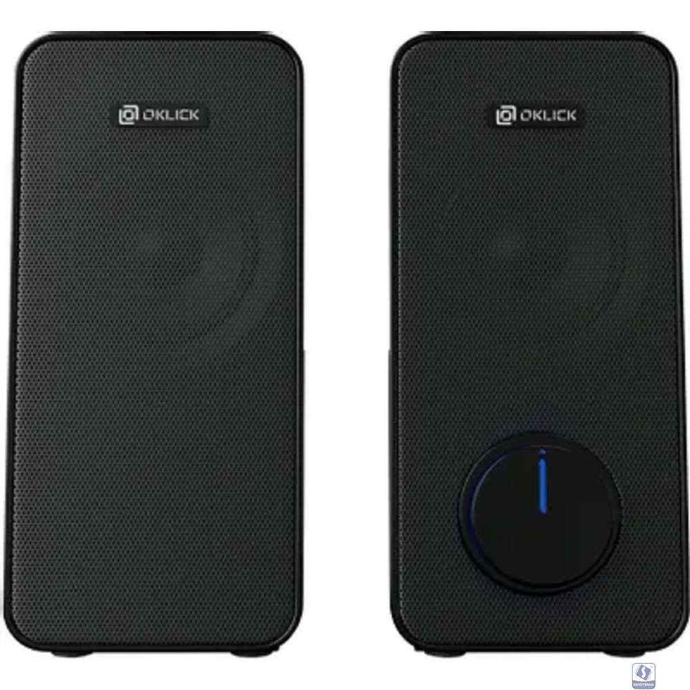 Oklick GMNG OK-175 2.0 черный 10Вт портативные