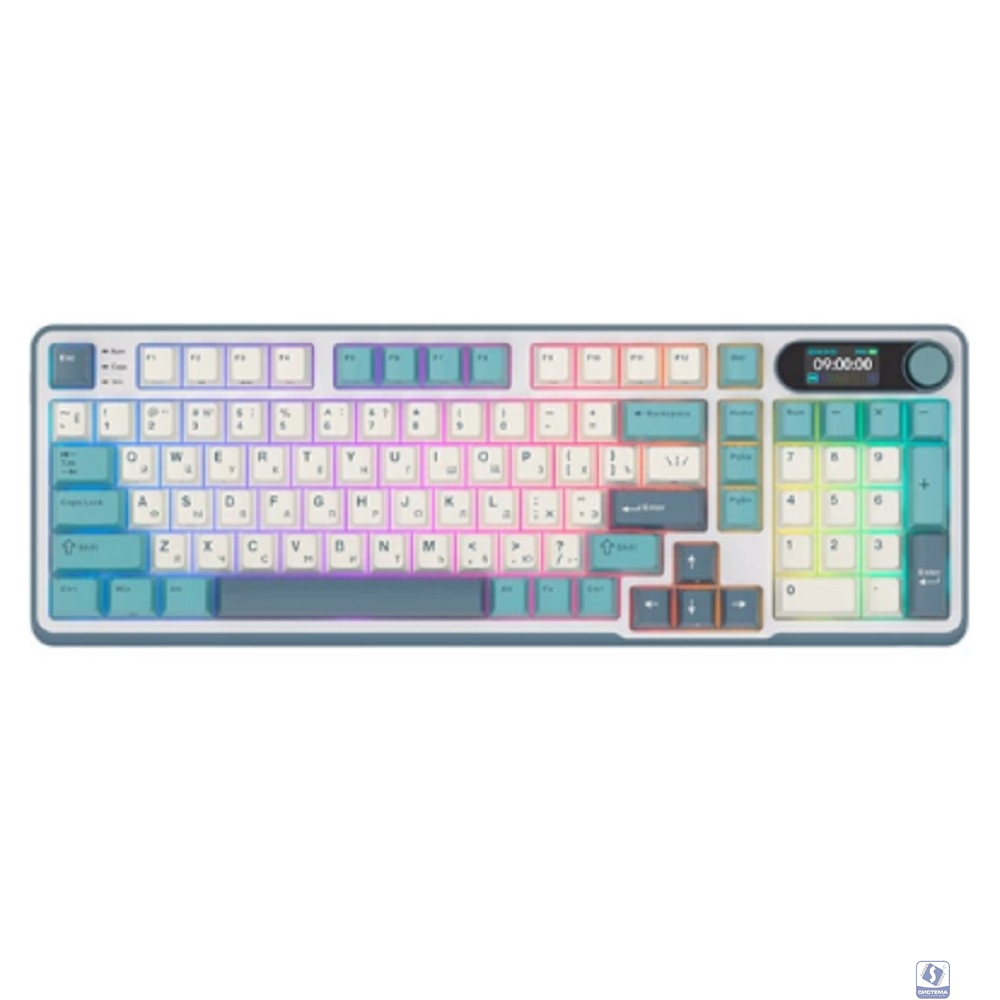 Клавиатура RK-S98 беспроводная Light Cloud, тактильные свитчи RK Brown