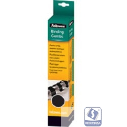 Fellowes Пружина пластиковая FS-53311 (10 мм, черный, 25 шт.)