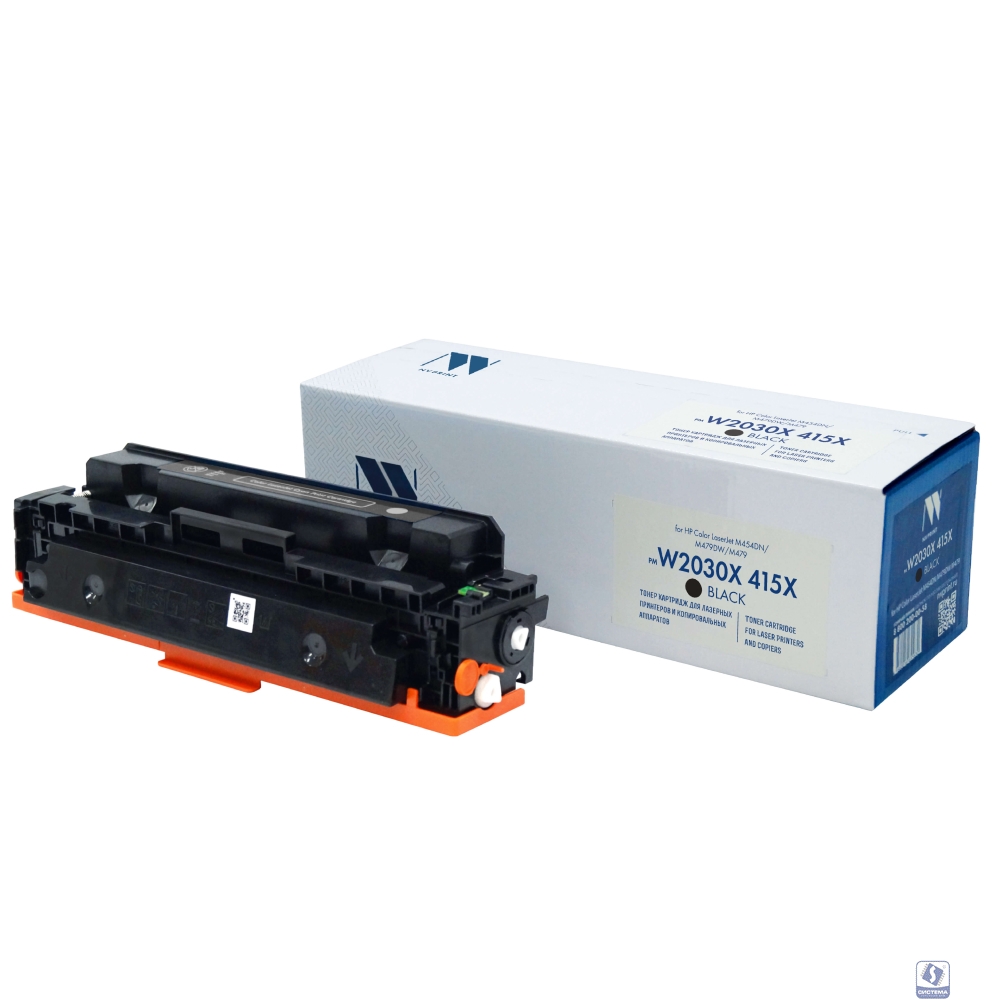 NV Print W2030X Тонер-картридж с чипом для HP Color LaserJet Pro M454dn/M479dw, №415X, Bk, 7,5K до версии 002_2247A