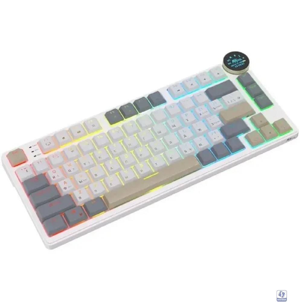 Клавиатура RK N80 беспроводная Pearly Dawn, линейные свитчи RK Red