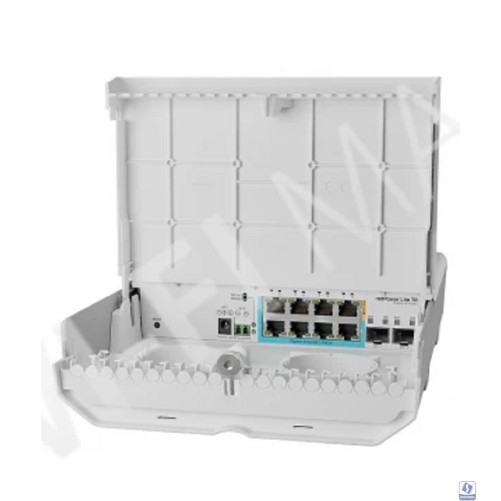 MikroTik CSS610-1Gi-7R-2S+OUT Коммутатор управляемый, netPower Lite 7R, 8Gbit ethernet, 2 SFP+