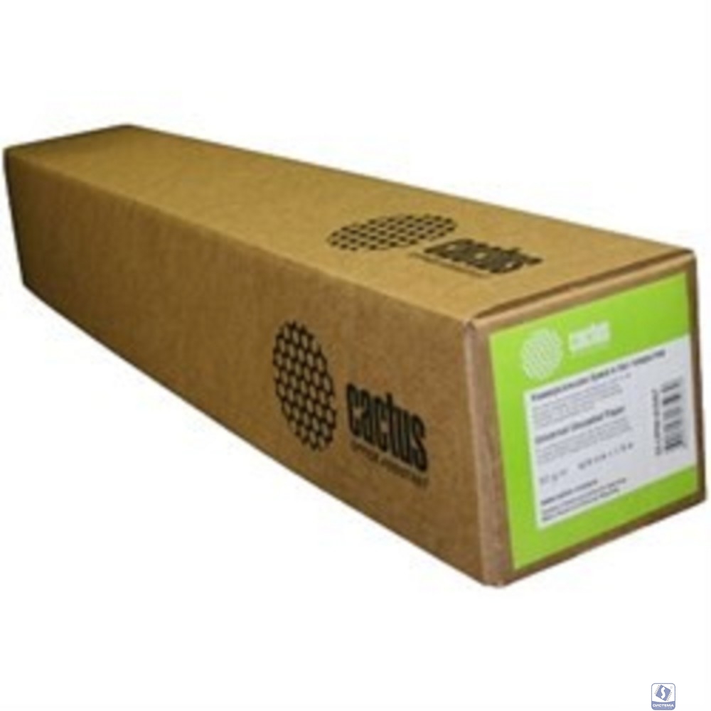 Бумага Cactus Eco CS-LFP80-1067457E-4 42"(A0+) 1067мм-45.7м/80г/м2/белый CIE155% втулка:50.8мм (2") (упак.:4рул)
