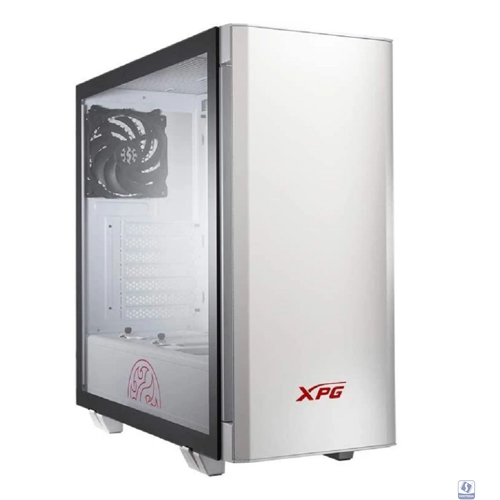 XPG INVADER WHITE (INVADER-WHCWW) (Midi-Tower, белый, TG, 120mm fan*2)