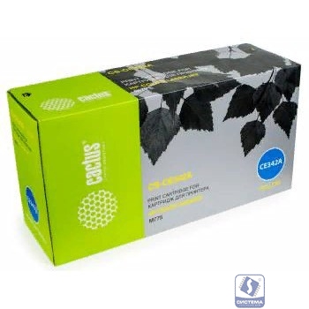 Картридж лазерный Cactus CS-CE342A желтый
