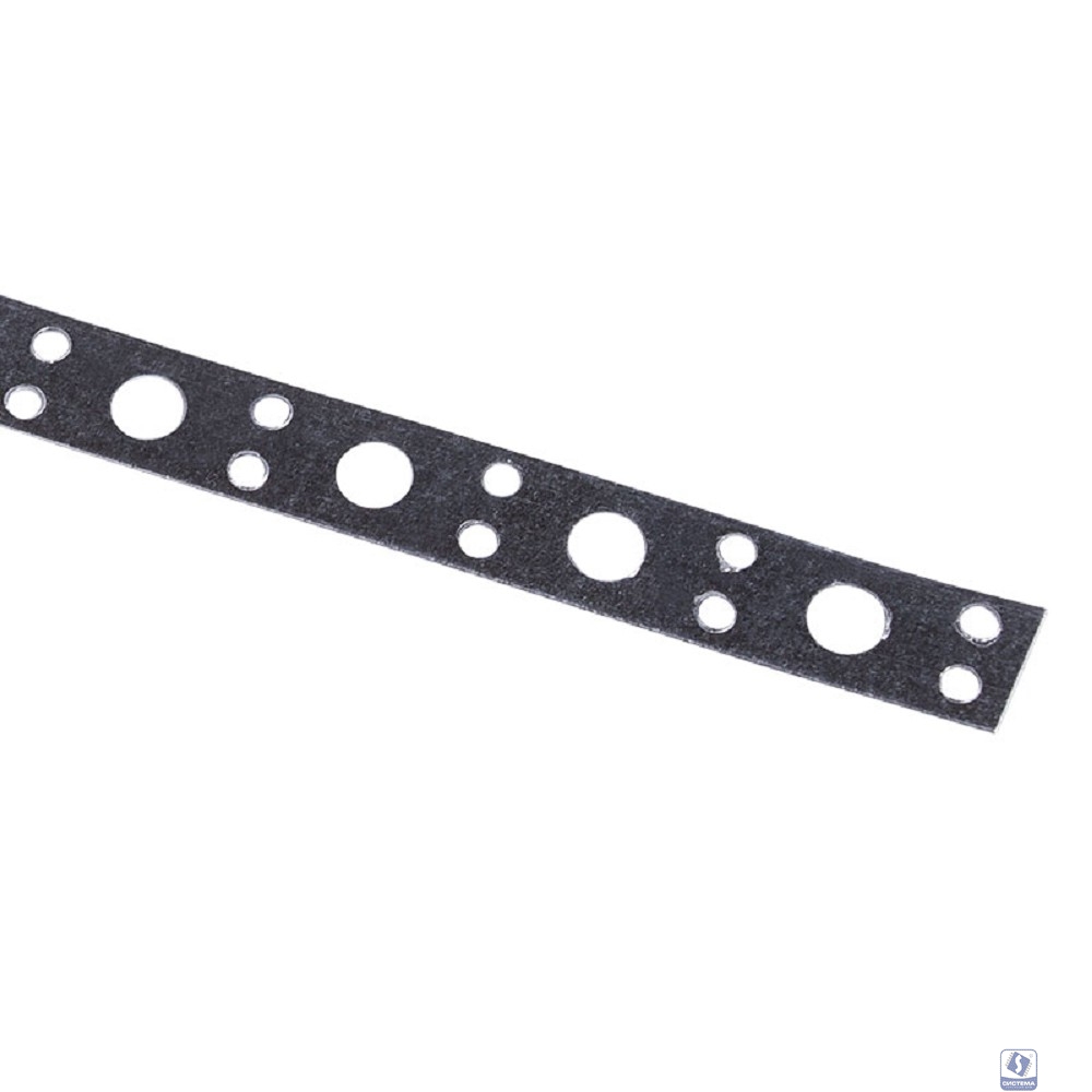 Rexant (07-7107-4) Лента-полоса монтажная оцинкованная, перфорированная прямая 20х0,70 мм (рулон 25м)