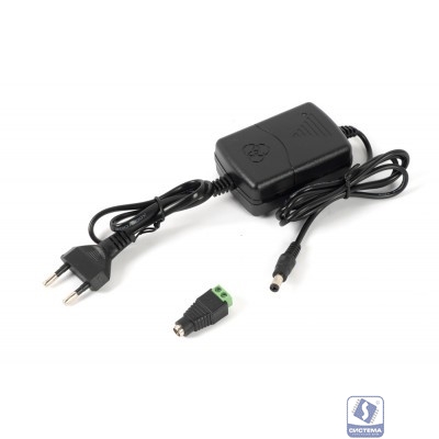 БАСТИОН Mollusk-VR 12/2 источник питания 12В, 2А. Сетевой диапазон 110-245В провод с вилкой (8834)