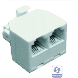 Rexant (03-0102) Двойник компьютерный UTP RJ-45(8P8C) (штекер - 2 гнезда)