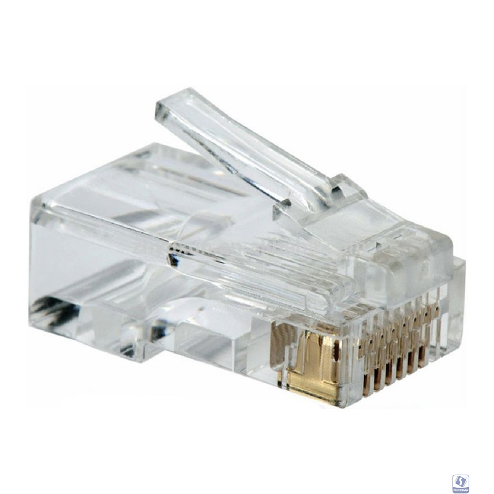 5bites US100A/US010A Коннектор  RJ-45 8p8c 6кат., зол.напыление (1шт)