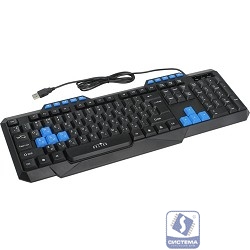 Oklick 750G черный/черный-синий USB [337452]