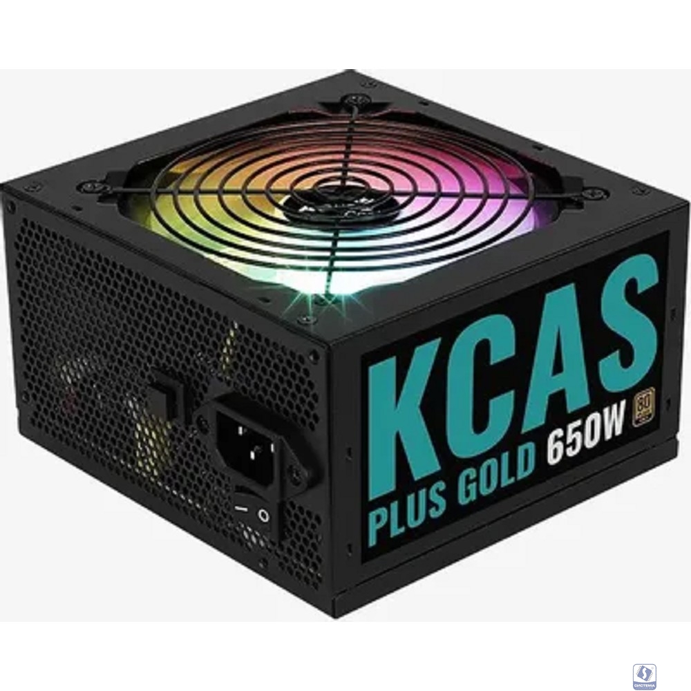 Блок питания AeroCool KCAS PLUS GOLD 650 650W, 80 Plus Gold