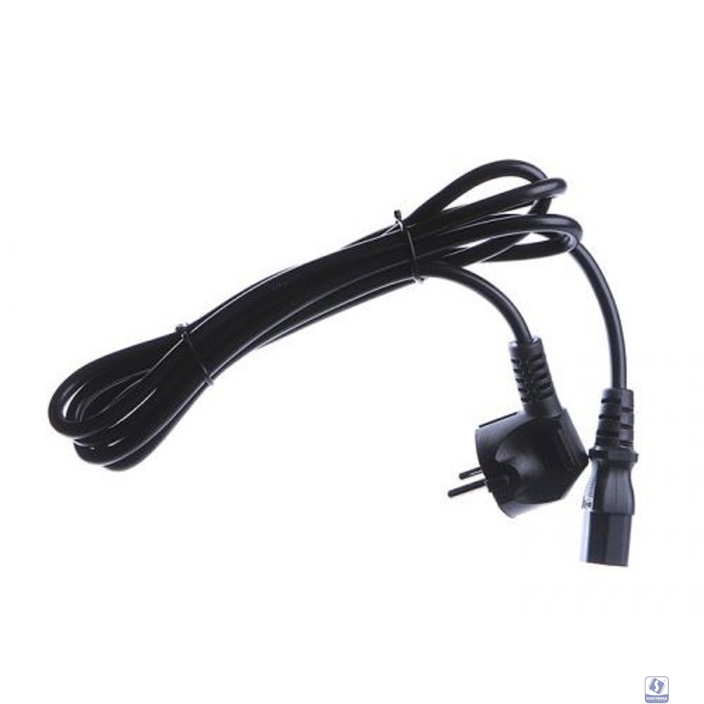 Шнур ПВС-АП 3*0,75 S22C13-250-10-1,8, черный, 1,8 м, C13, 3x0.75, 10А, с заземлением, Power Cube, Россия [RPC-186BLPRO1.8]