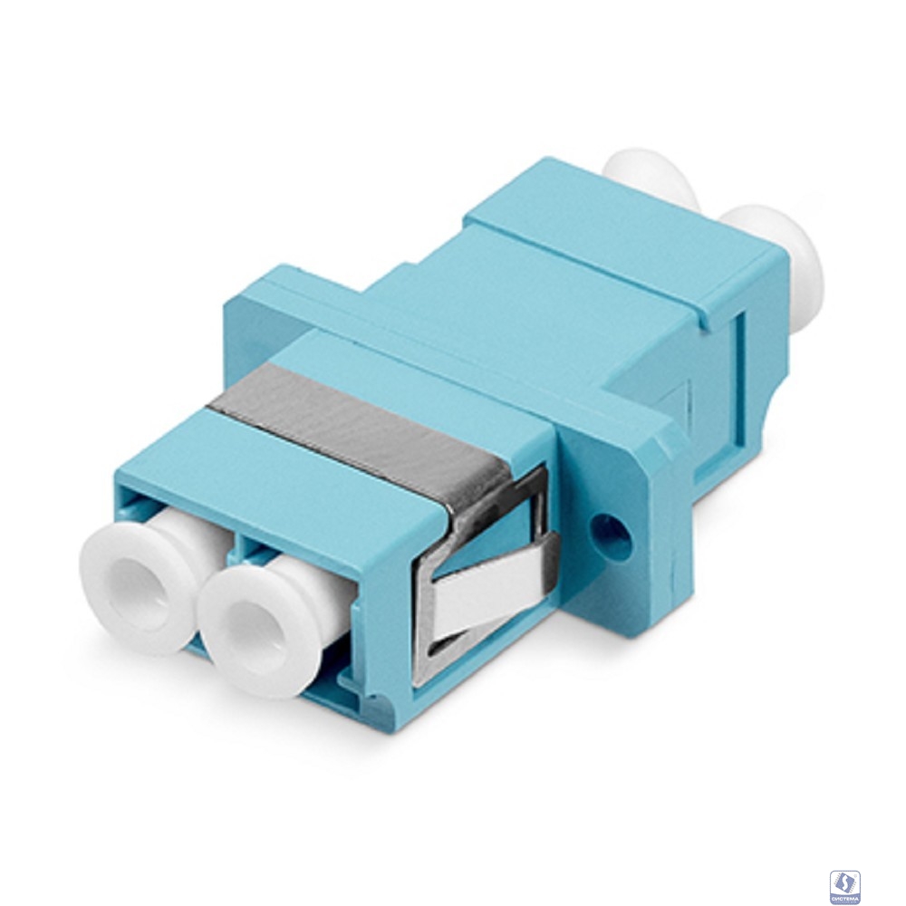 Cabeus DLC-DLC-MM-OM3 Проходной соединитель LC-LC duplex, MM-OM3(для многомодового кабеля), корпус пластмассовый (SC Adapter Simplex dimension)