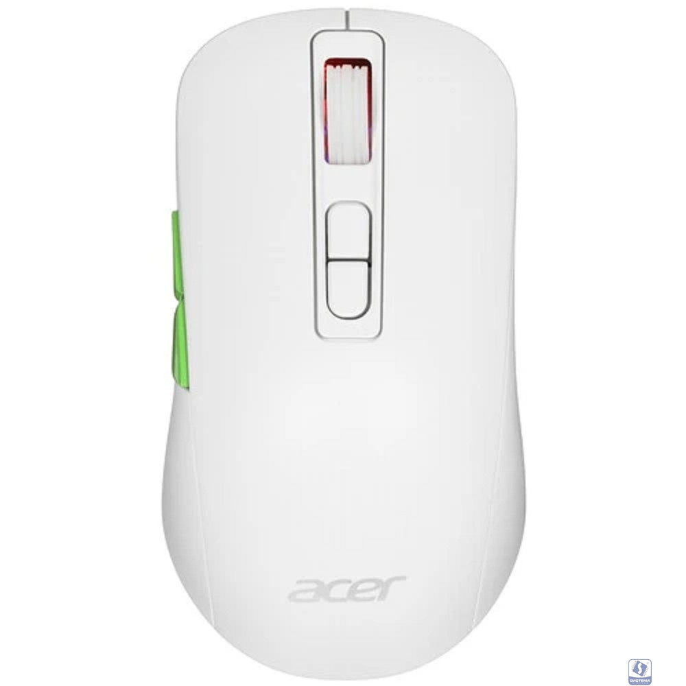 Acer OMR311 [ZL.MCECC.034] белая оптическая 2400dpi cordless BT/Radio USB for gamer 
