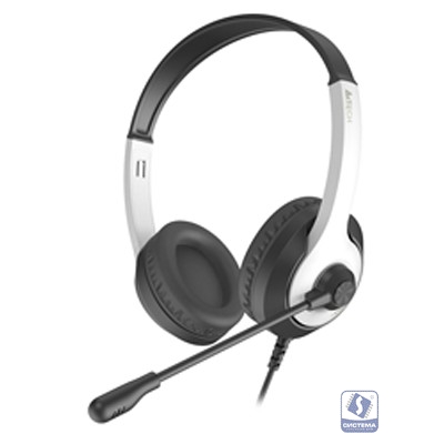 A4Tech Fstyler FH100U белый/черный 2м накладные USB (FH100U (PANDA))